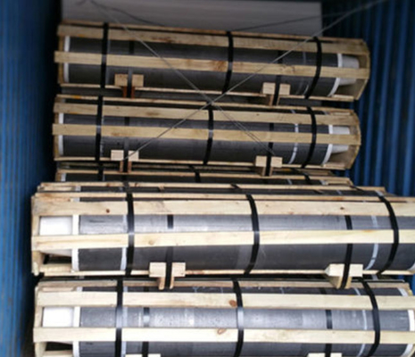 Électrode en graphite de puissances en chevaux de puissance élevée autour de diamètre de la forme de barre 75-600mm
