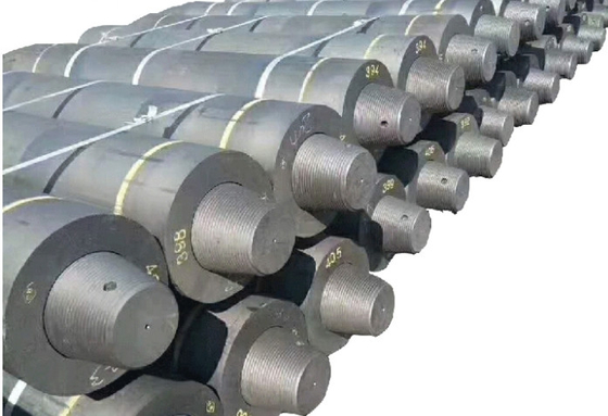 Résistivité de catégorie de puissance élevée de Rod Electrodes HP de graphite de sidérurgie basse