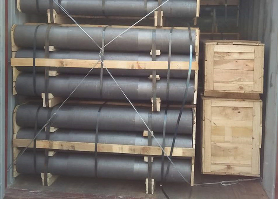 Basse électrode en graphite de catégorie de la cendre RP avec la haute résistance mécanique de mamelons