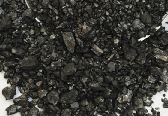 Cendre calcinée de bas soufre d'éleveur de carbone de charbon anthracite de bâti en acier basse