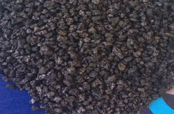 Fonctionnel multi calciné noir du carburant 1-3mm/1-5mm de coke de pétrole