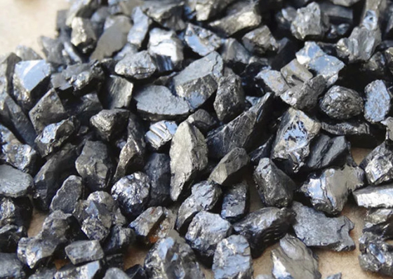 Éleveur noir de carbone de Carburetant, représentation de matières premières de sidérurgie bonne